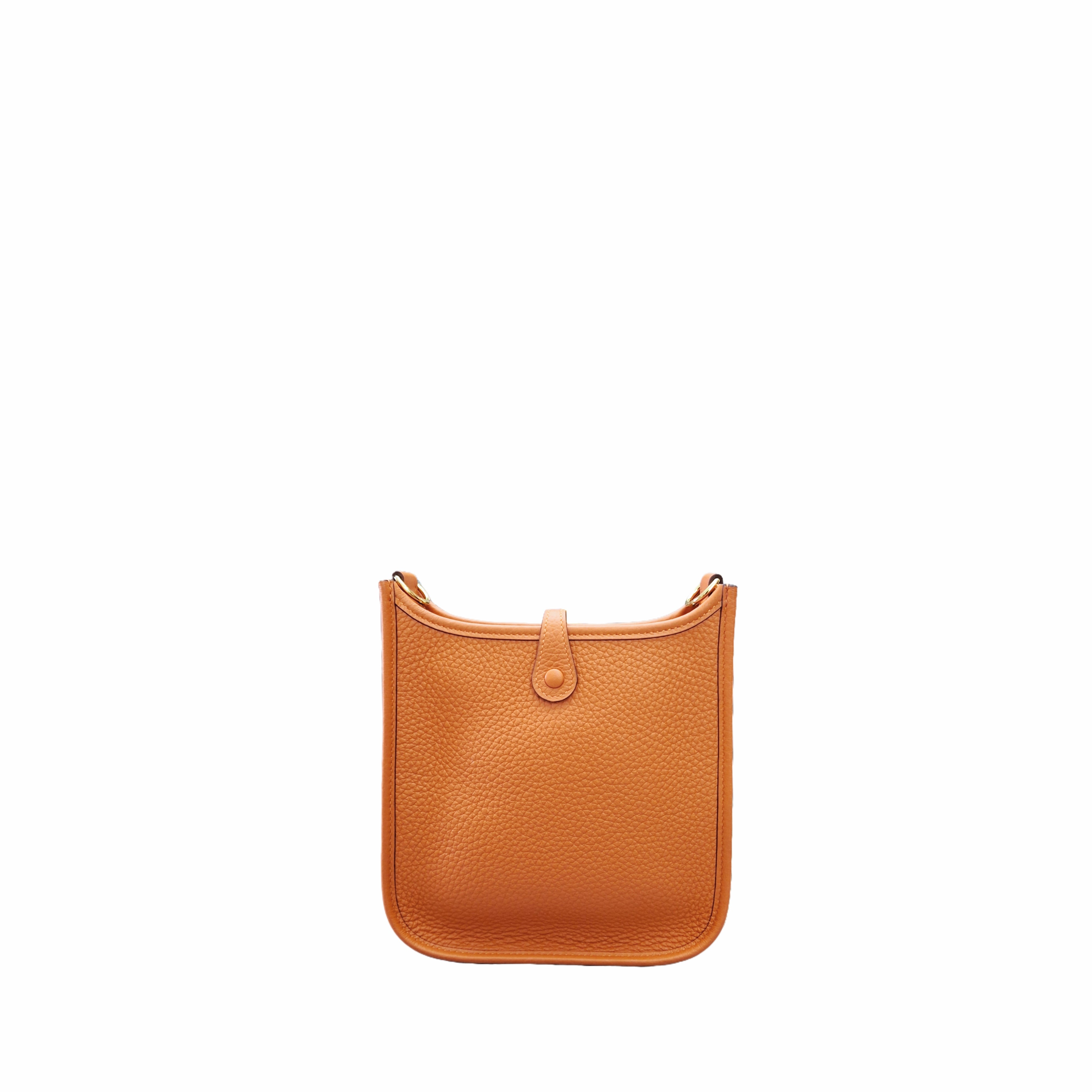 HERMÈS MINI EVELYNE BUCKLE Orange B Stamp