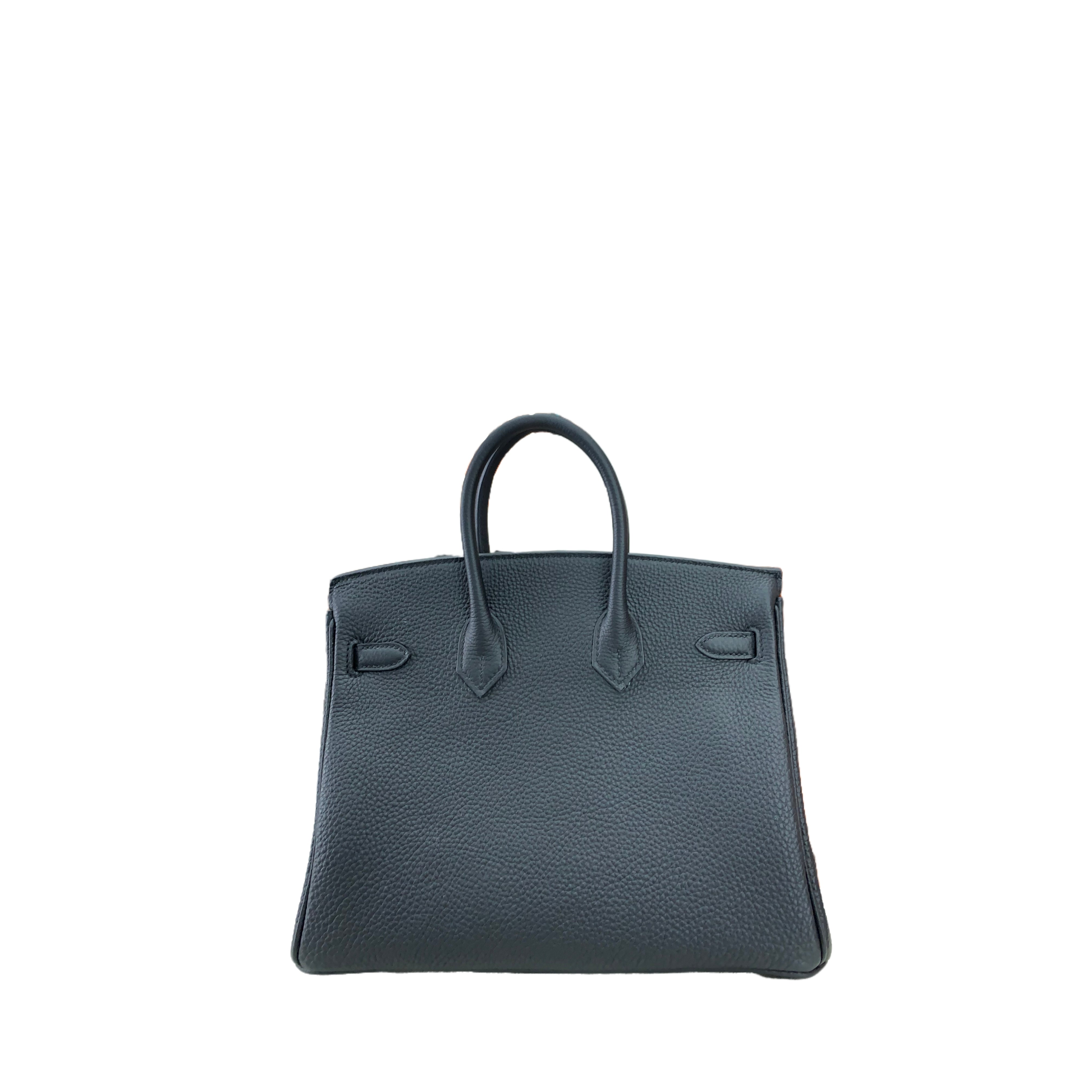 Hermès Birkin 25 Togo leather SHW Noir (Black) W Stamp