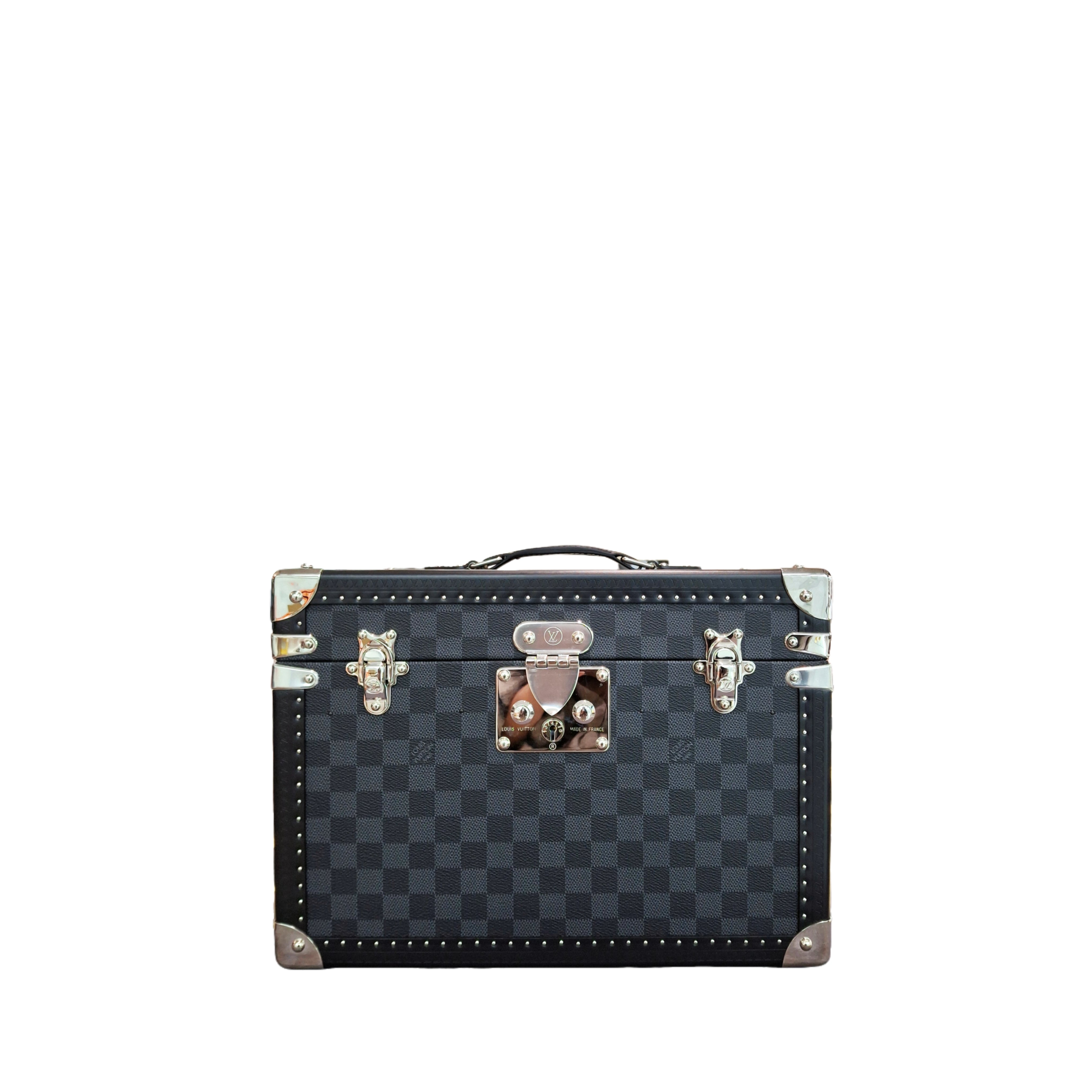 LOUIS VUITTON Suitcase Damier Graphite Canvas SHW