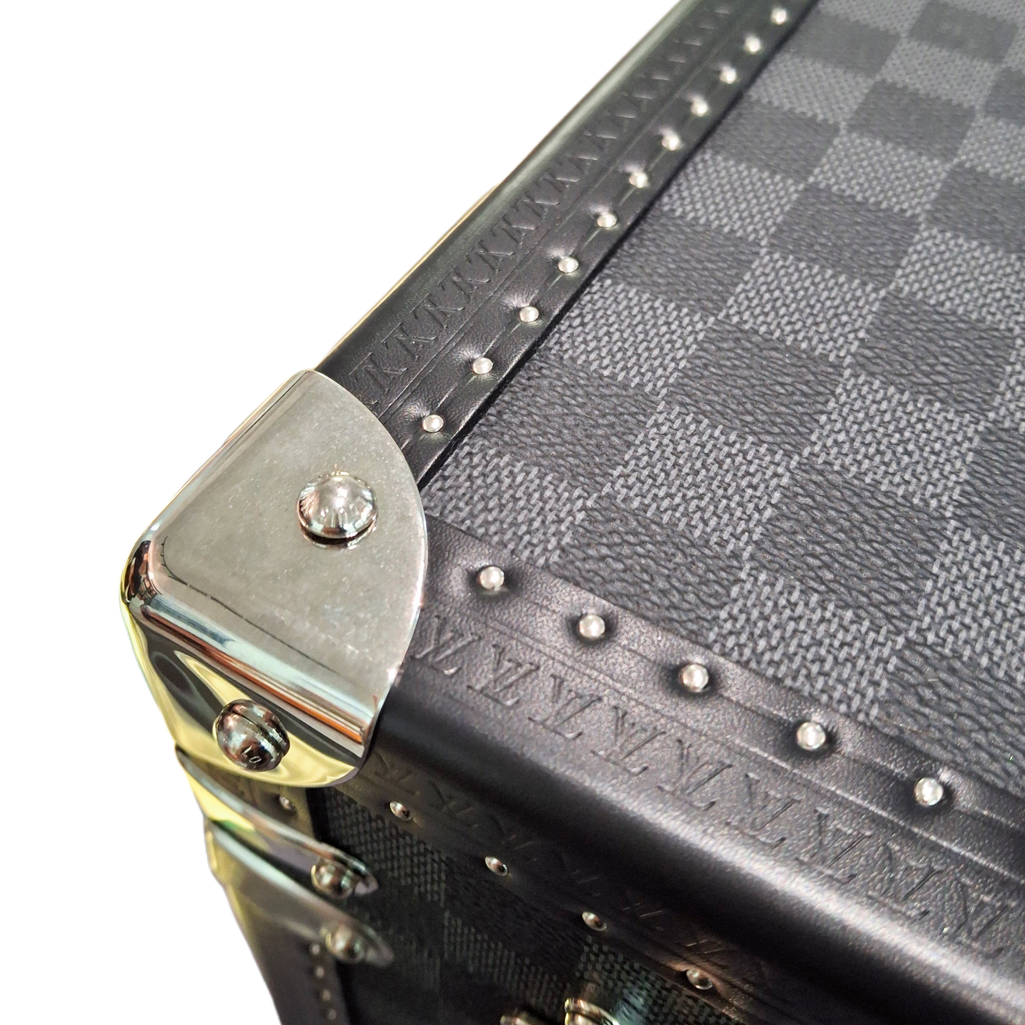 LOUIS VUITTON Suitcase Damier Graphite Canvas SHW