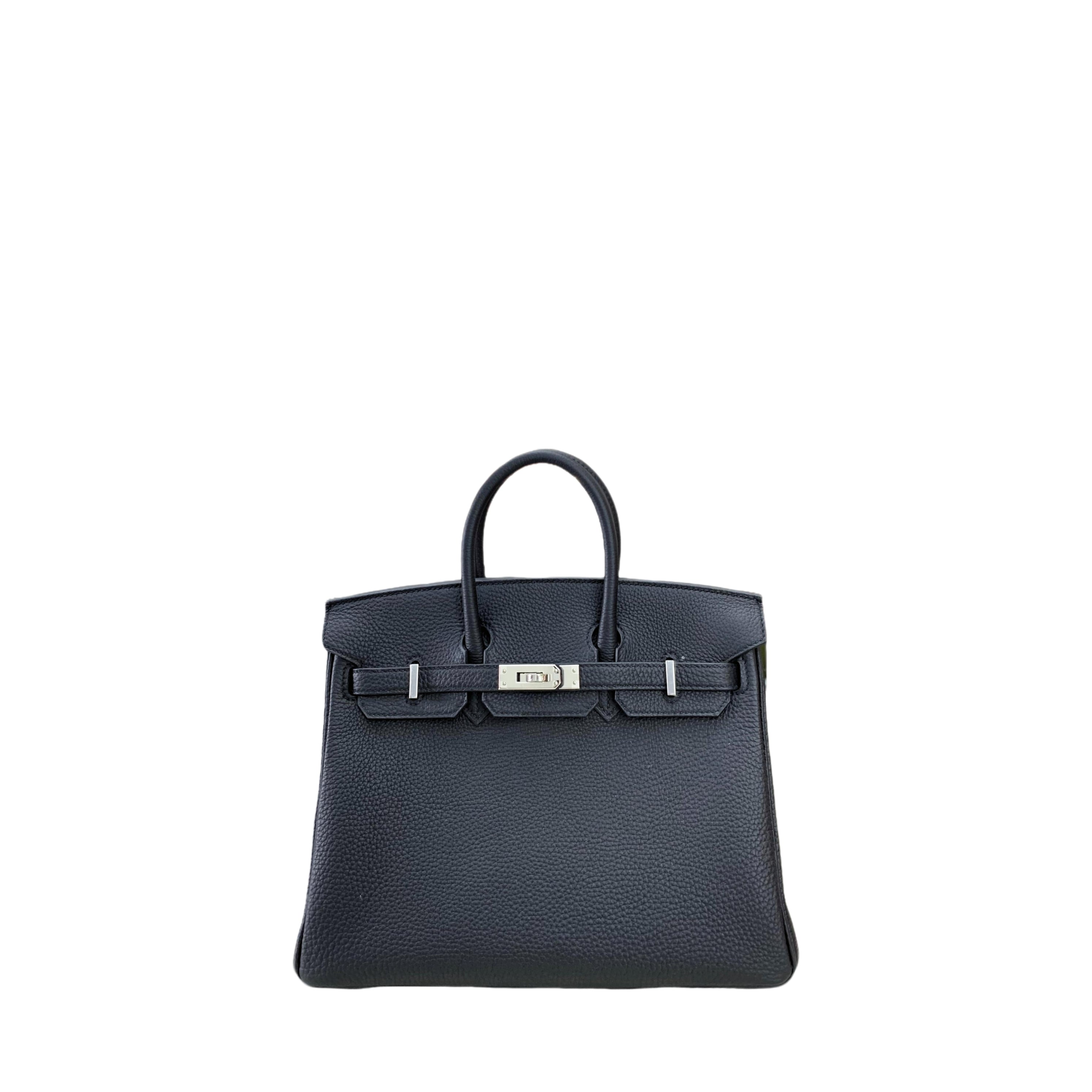 Hermès Birkin 25 Togo leather SHW Noir (Black) W Stamp