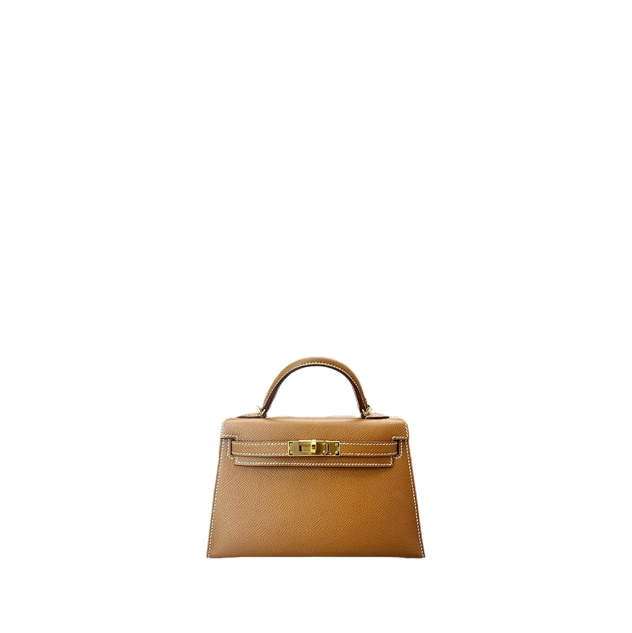 Hermès Mini Kelly II Sellier in Gold Epsom Leather GHW Z Stamp