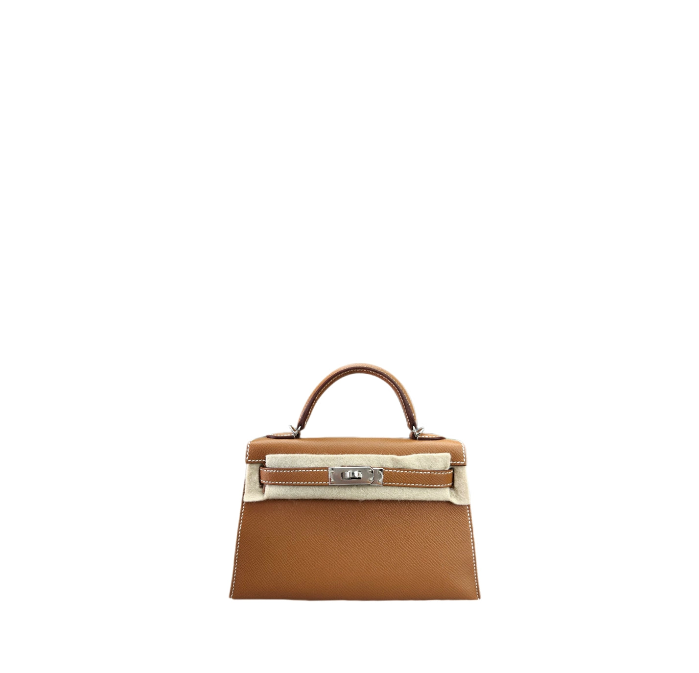 Hermès Mini Kelly II Sellier in Gold Epsom Leather SHW B Stamp