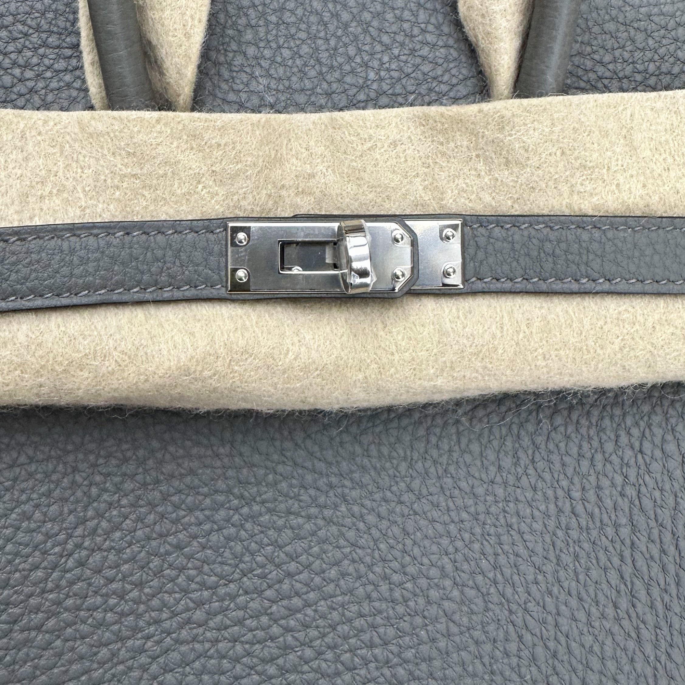 Hermès Birkin 25 Togo Leather SHW in Gris Meyer (grey) B Stamp