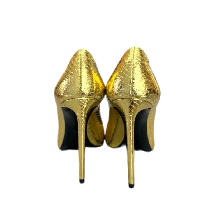 YSL Saint Laurent Zoe heeled pumps (gold) 36