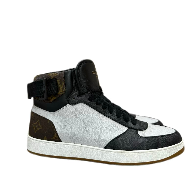 LOUIS VUITTON High Top Sneakers Calfskin Monogram 36