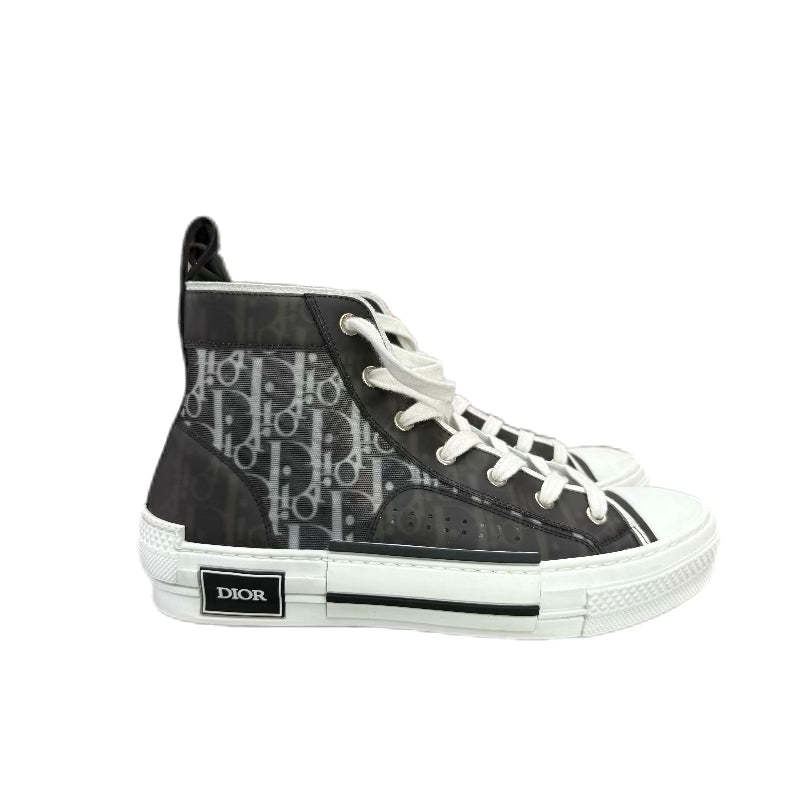 CHRISTIAN DIOR B23 High Top Sneakers cotton and rubber (Black) 40