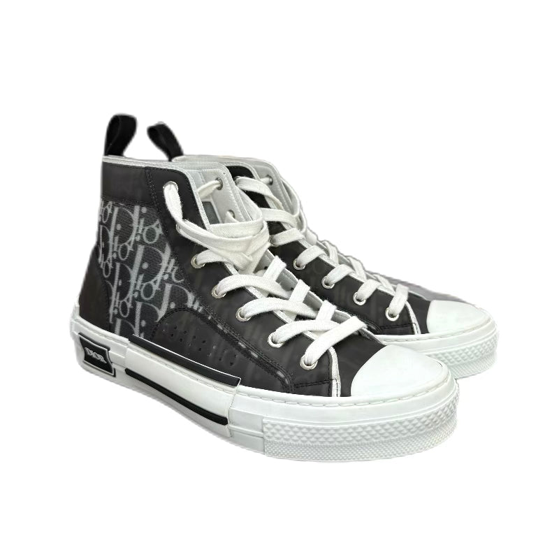 CHRISTIAN DIOR B23 High Top Sneakers cotton and rubber (Black) 40