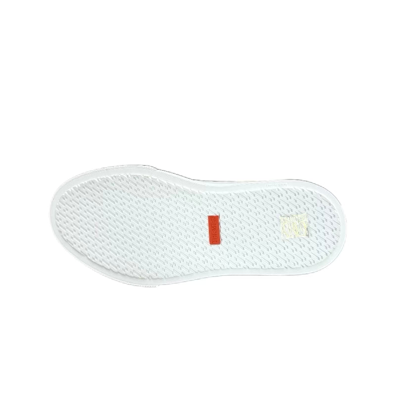 HERMÈS Get Sneaker Rubber and Lambskin (Blanc/White) 37