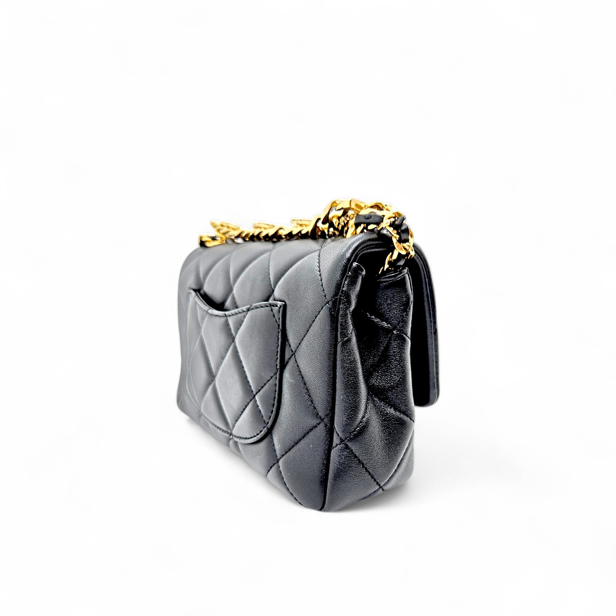 Chanel Mini Flap Bag Lambskin Black