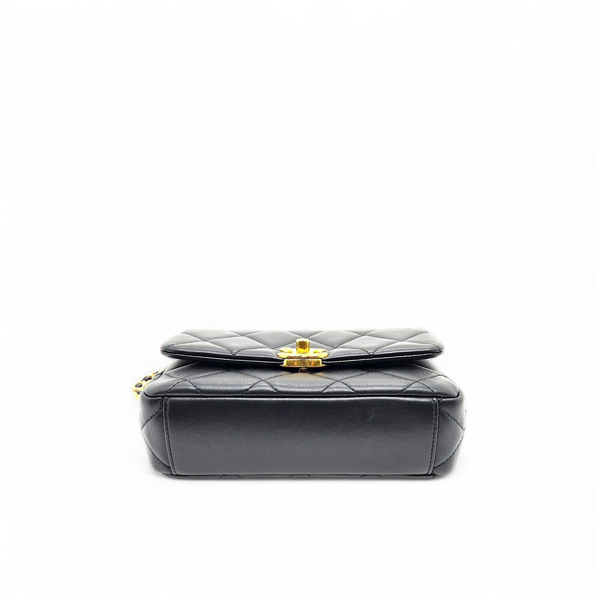 Chanel Mini Flap Bag Lambskin Black