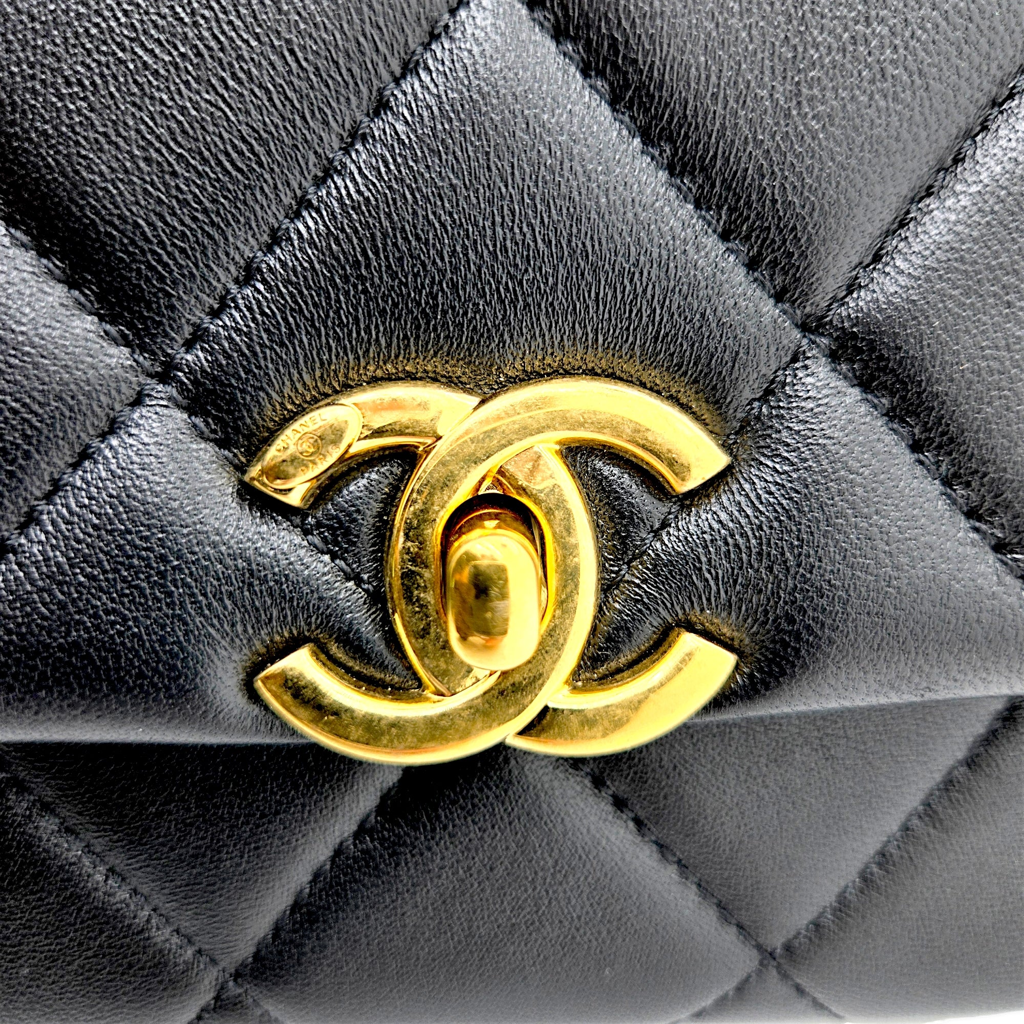 Chanel Mini Flap Bag Lambskin Black