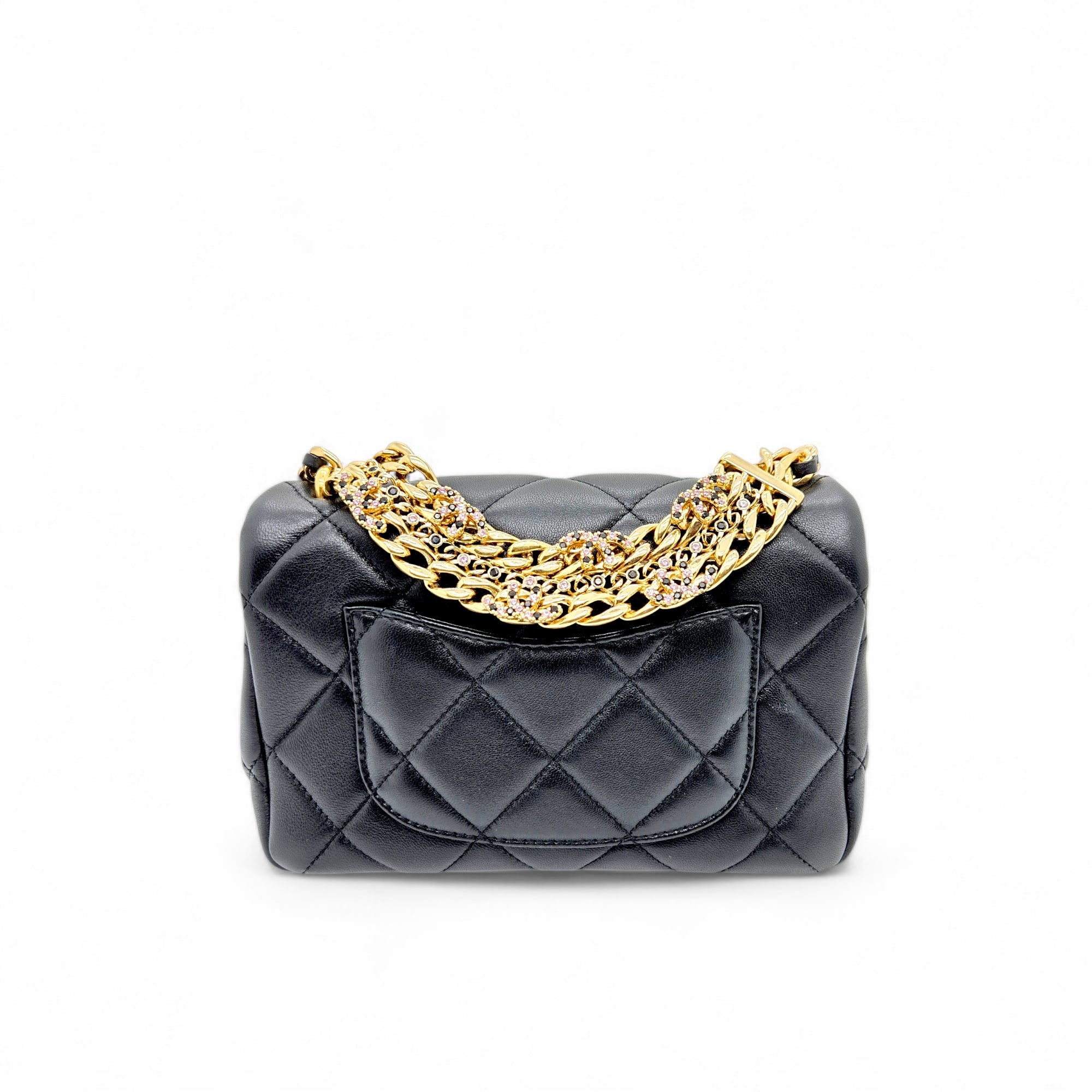 Chanel Mini Flap Bag Lambskin Black