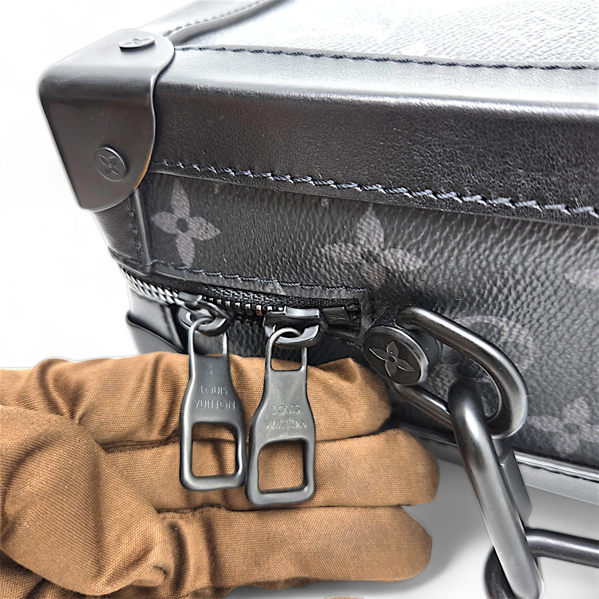 Louis Vuitton Soft Trunk Monogram Eclipse Black