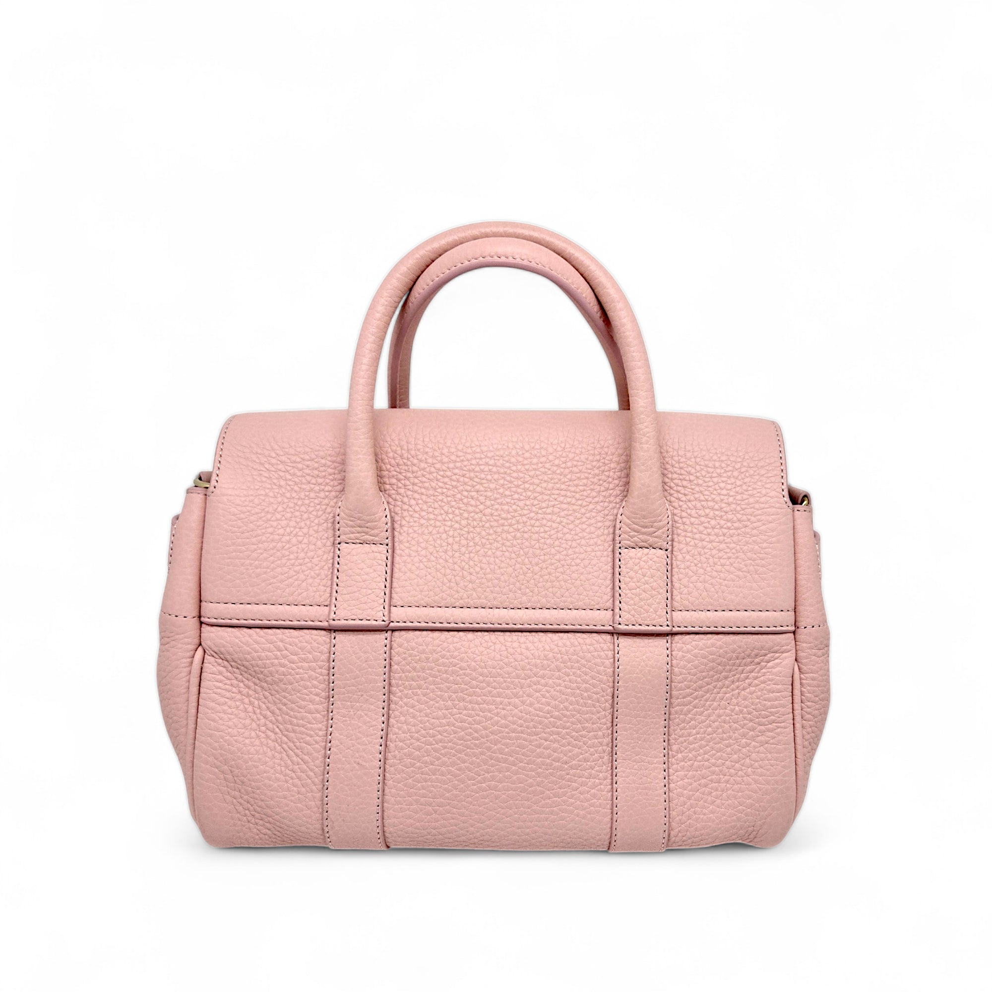 Mulberry Bayswater satchel small leather top-handle bag rose pink