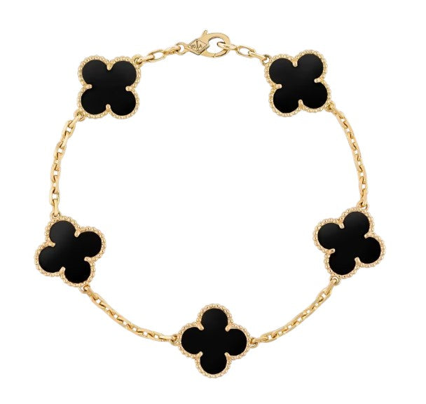 Van Cleef & Arpels Vintage Alhambra bracelet, 5 motifs