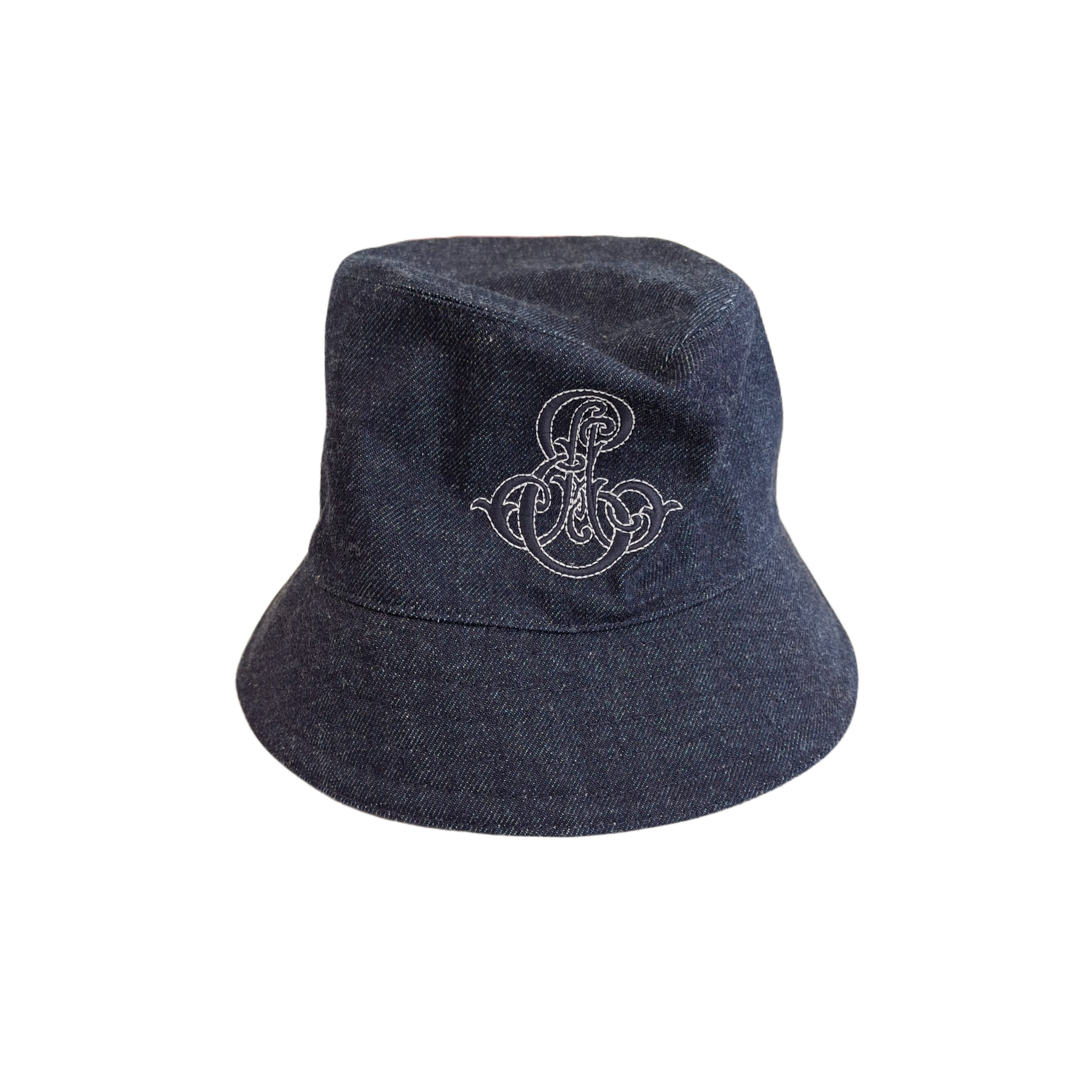 HERMÈS Harper Emile bucket hat Indigo (Dark Blue) 57