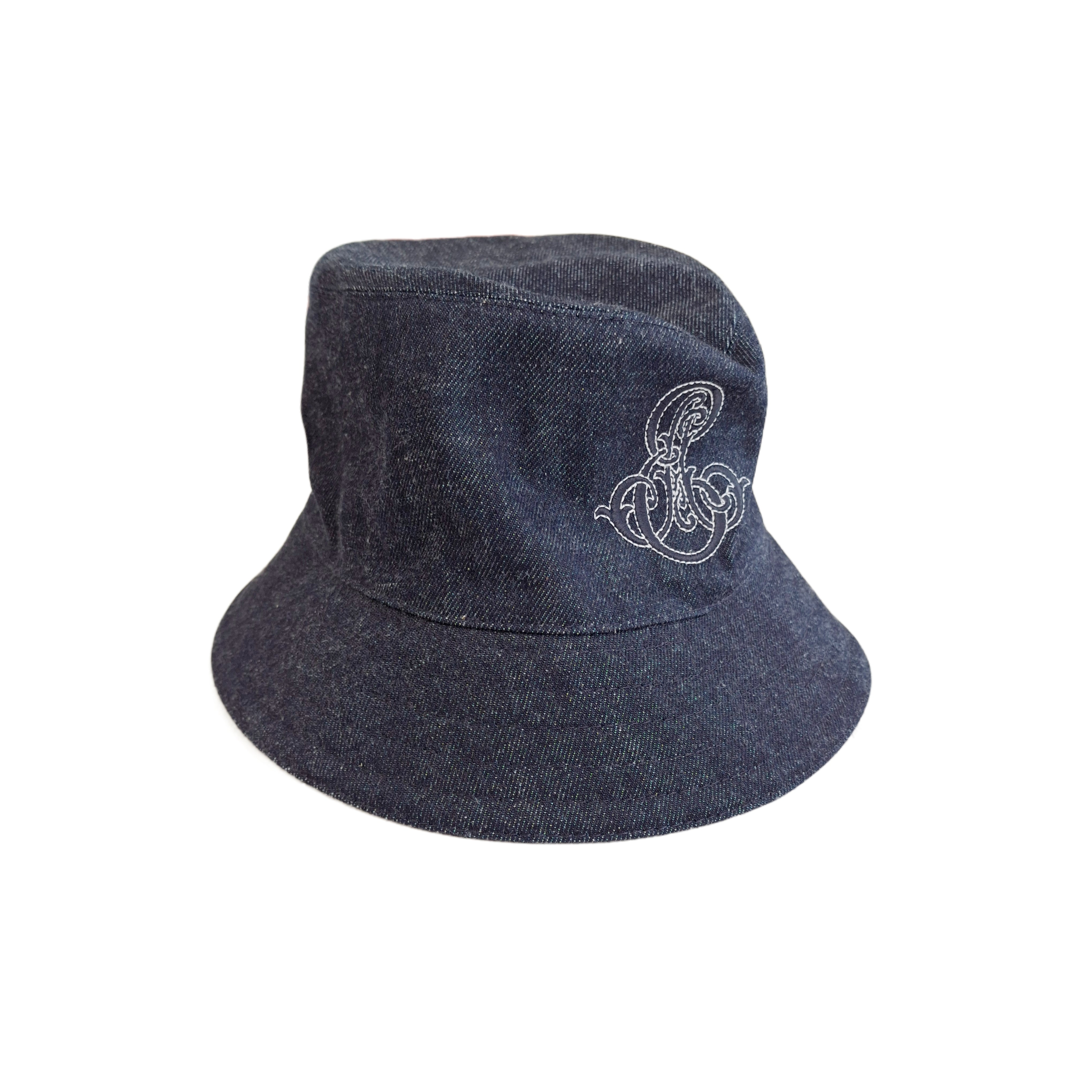 HERMÈS Harper Emile bucket hat Indigo (Dark Blue) 57