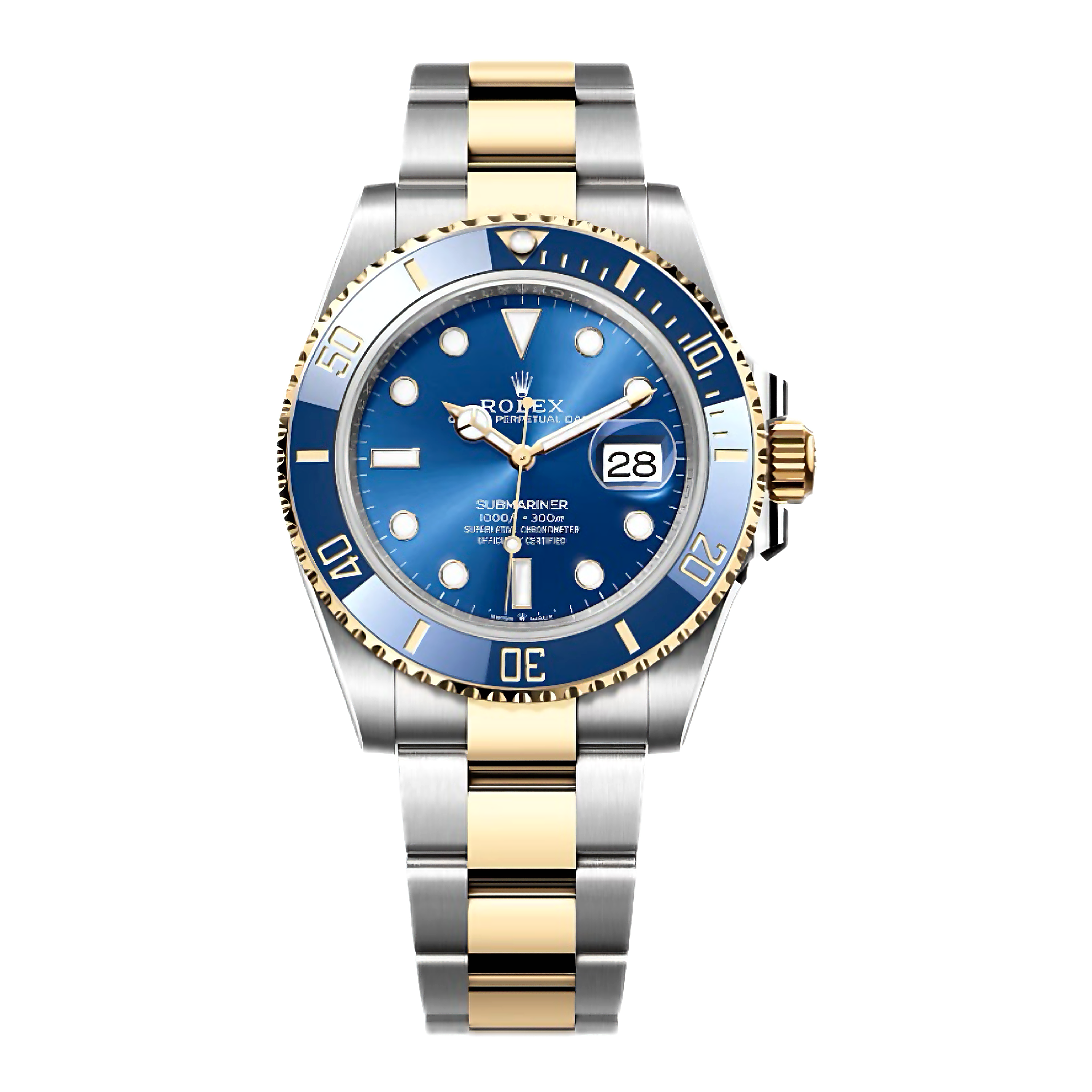 Rolex 126613LB Submariner Date 41 with Oystersteel and Yellow Gold, Royal Blue Dial, Oyster Bracelet