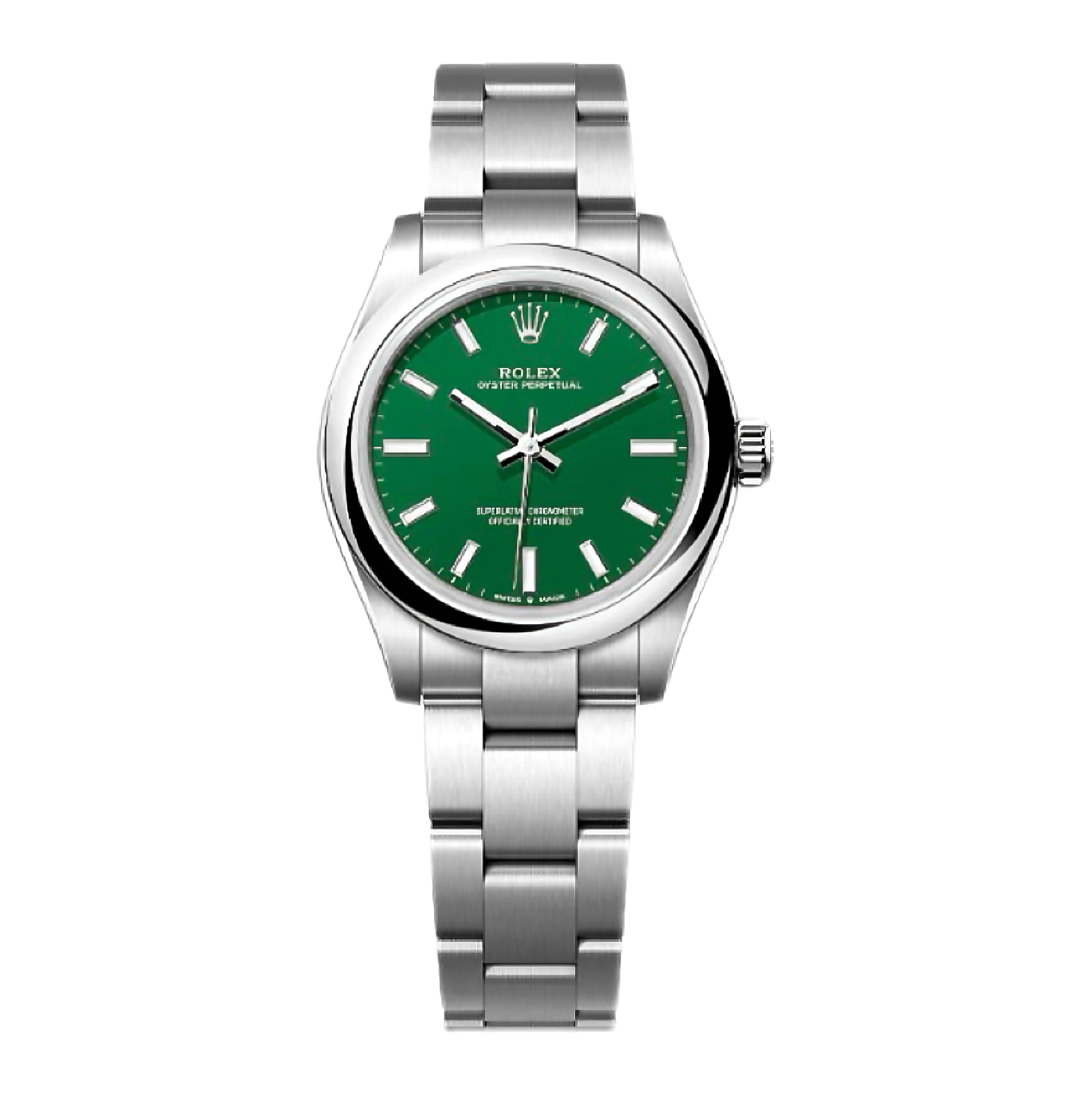 Rolex 277200 Oyster Perpetual 31 with Oystersteel, Green dial, Oyster Bracelet