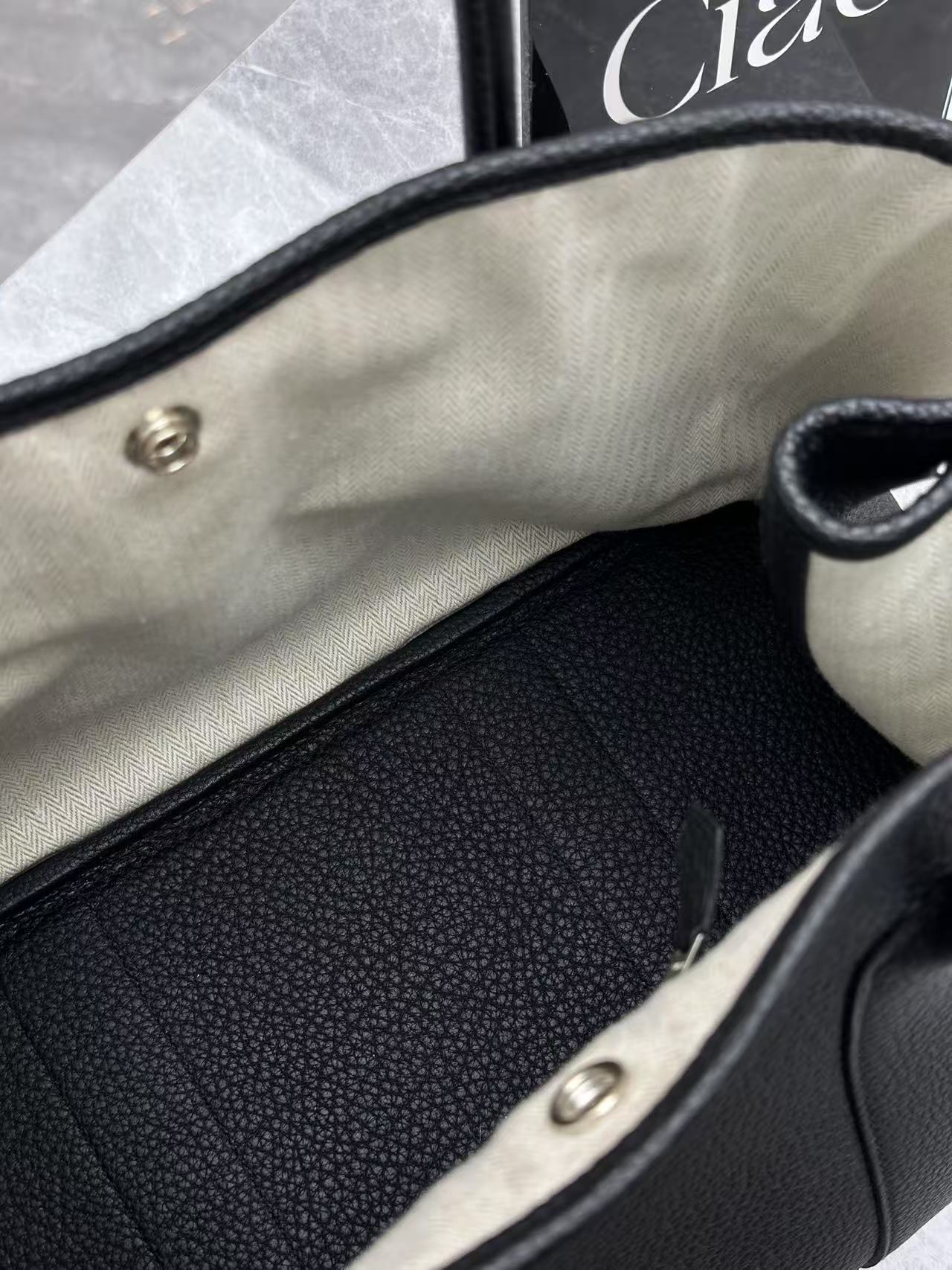 Hermès Garden Party 36 Balck PHW Y Stamp