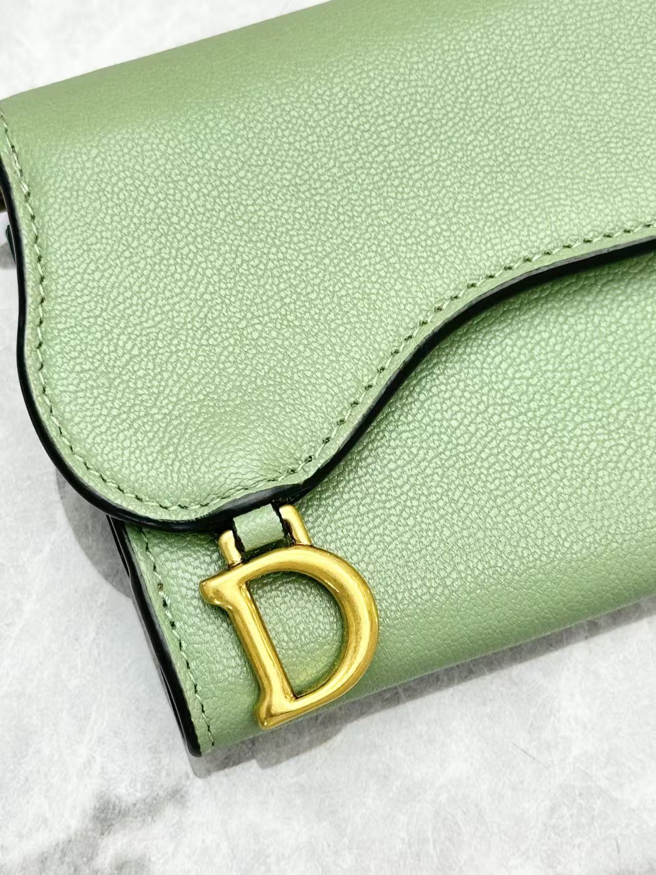 Christian Dior Saddle Lotus Wallet
