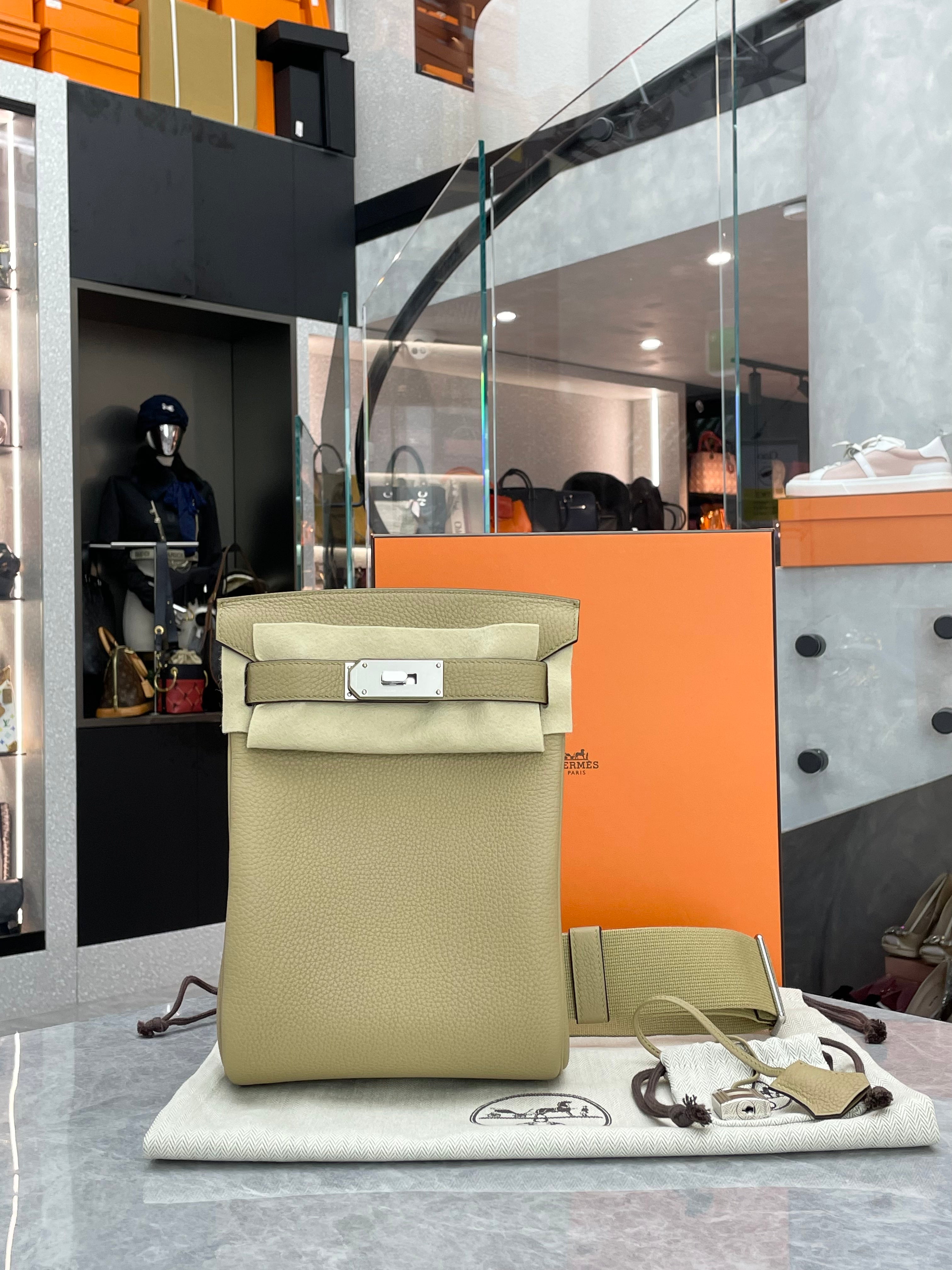 Hermes Hac a Dos Backpack PHW K Stamp