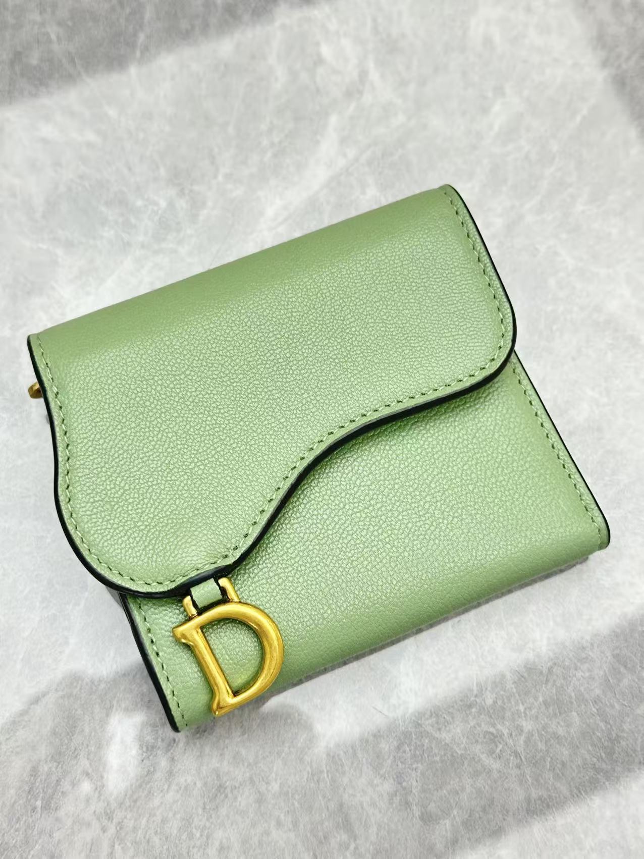 Christian Dior Saddle Lotus Wallet