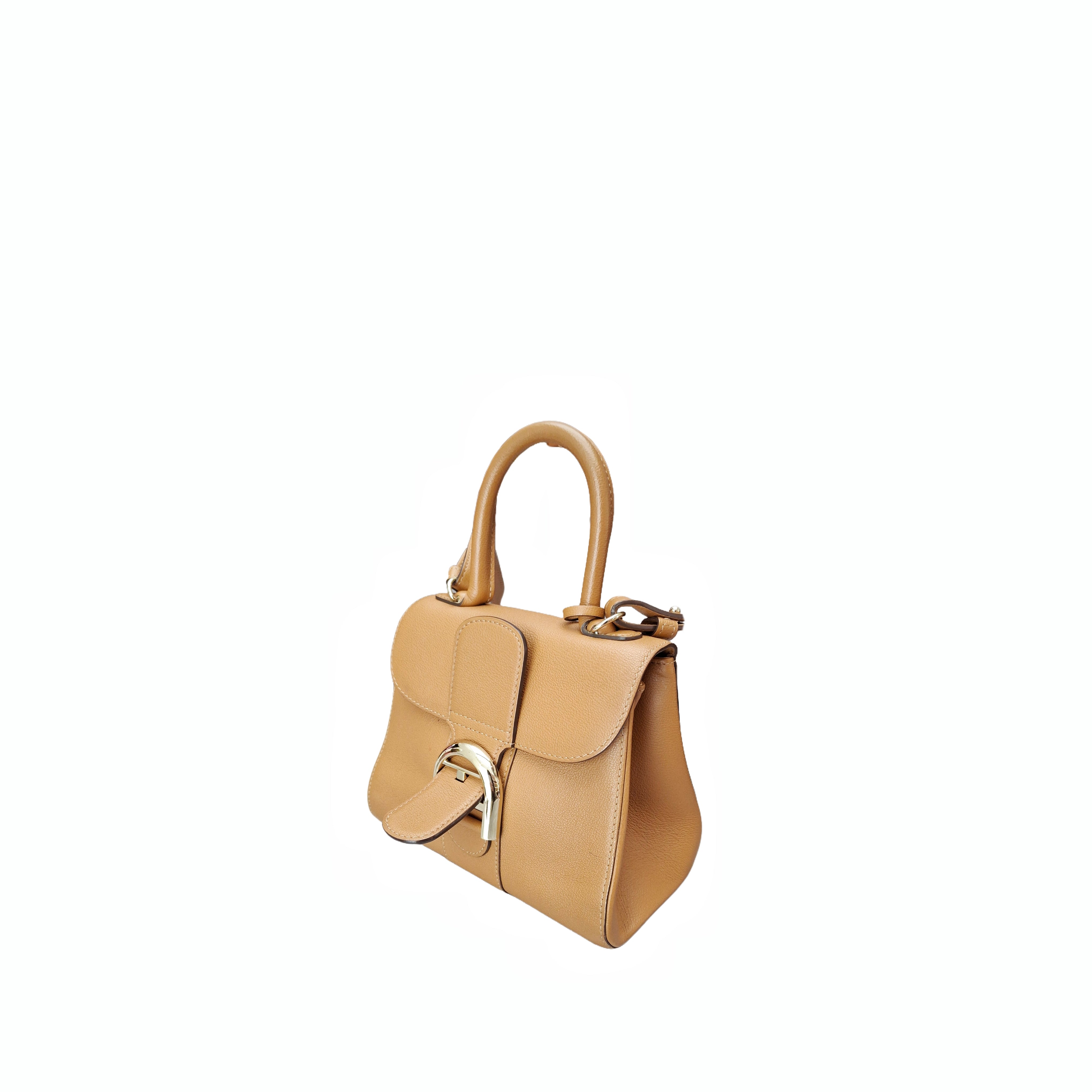 Delvaux Mini Brilliant Bag Box Calfskin in GHW Gold