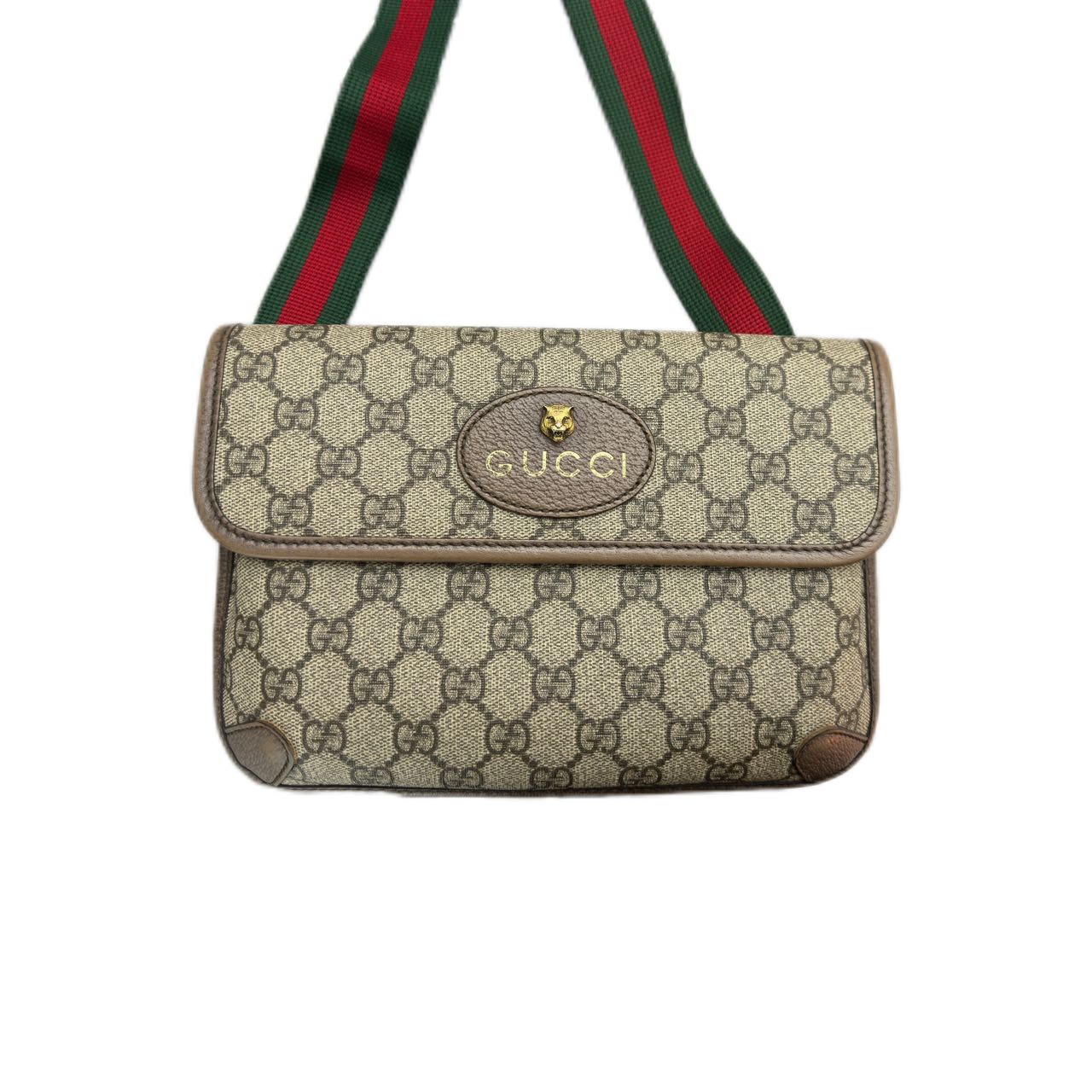 GUCCI Neo Vintage Small Messenger Bag (Beige/Ebony)