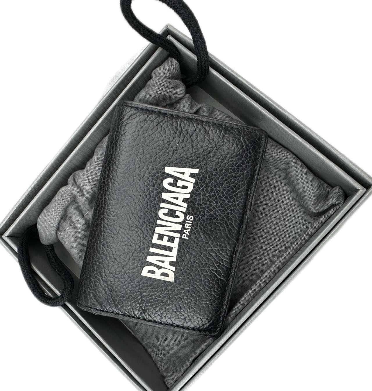 BALENCIAGA Cash Mini Wallet (Black)