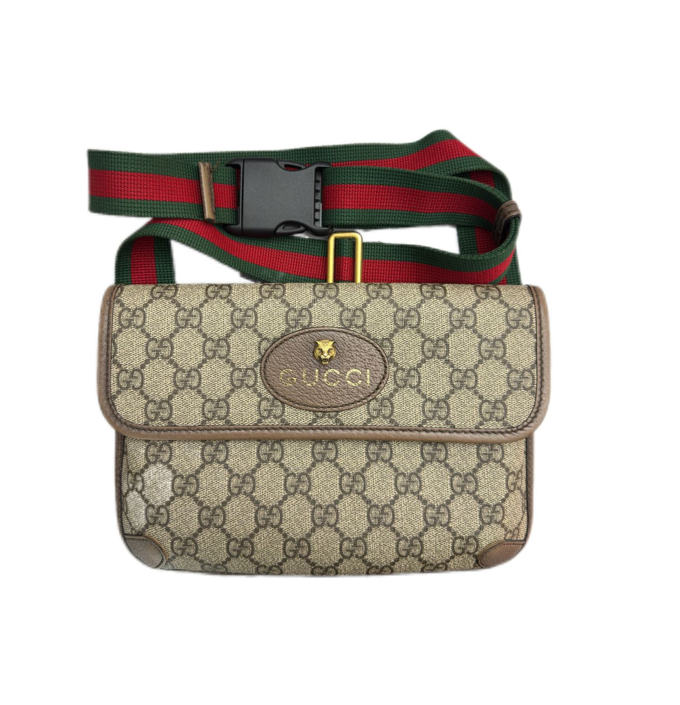 GUCCI Neo Vintage Small Messenger Bag (Beige/Ebony)