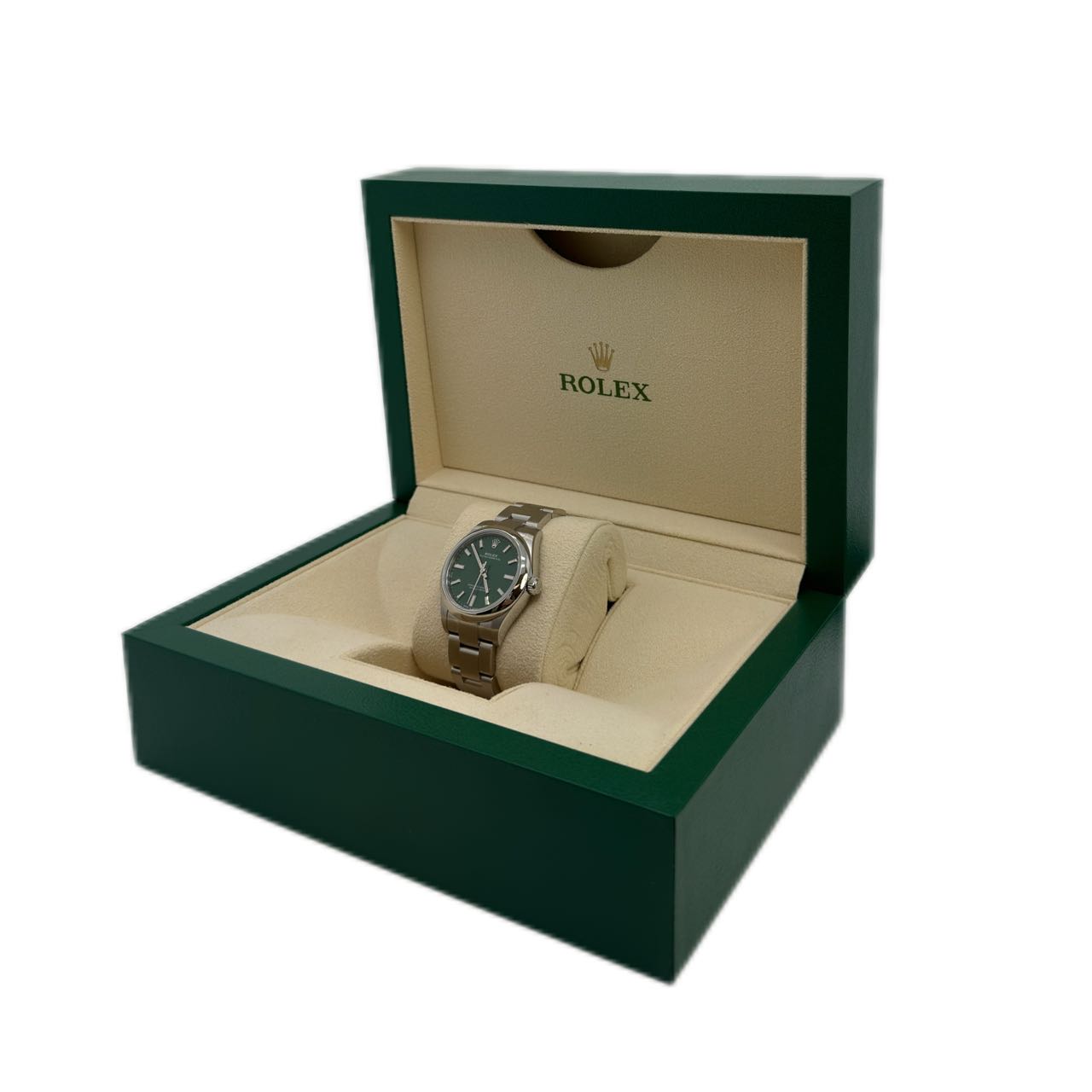 Rolex 277200 Oyster Perpetual 31 with Oystersteel, Green dial, Oyster Bracelet