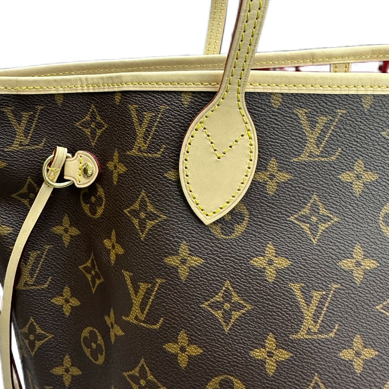 LOUIS VUITTON Neverfull GM (Monogram and Beige)