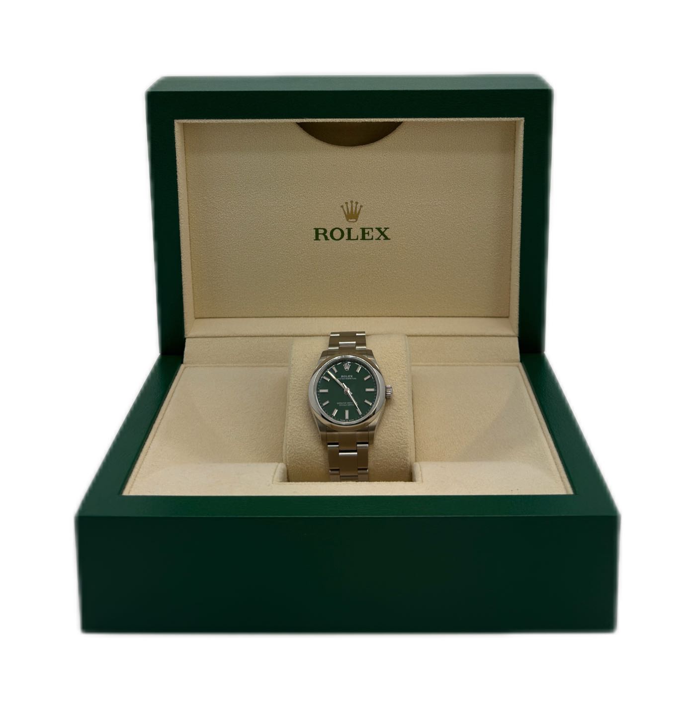 Rolex 277200 Oyster Perpetual 31 with Oystersteel, Green dial, Oyster Bracelet