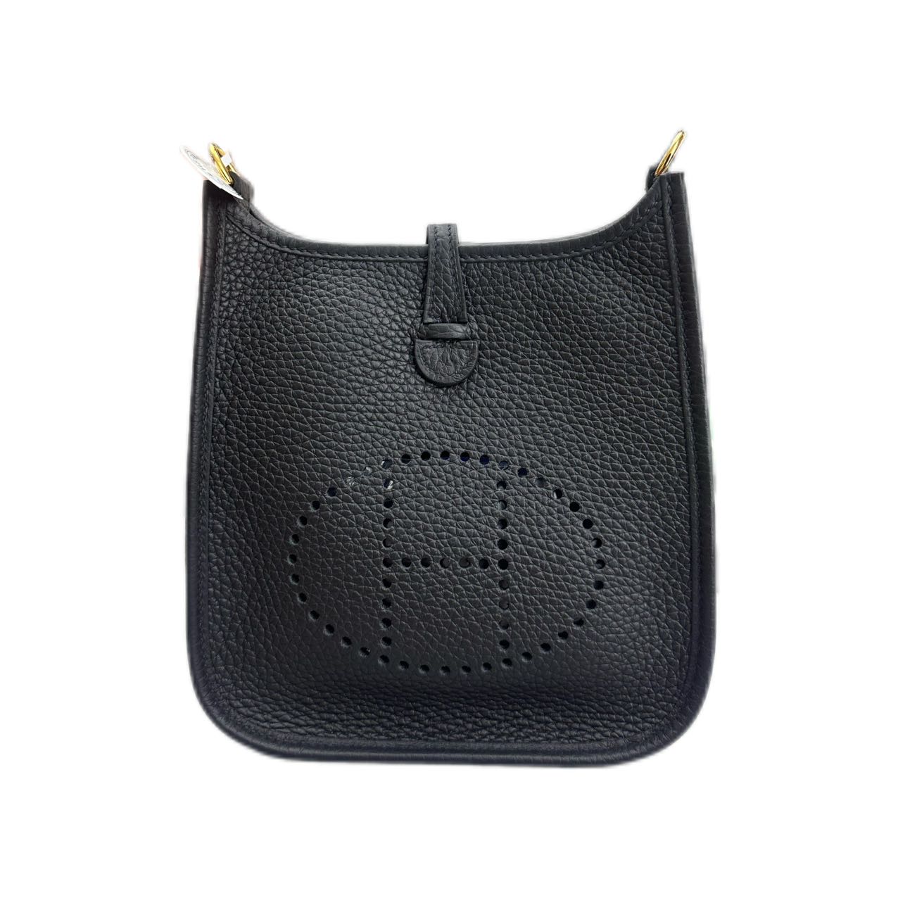 HERMÈS  Mini Evelyn Buckle (Black) U Stamp