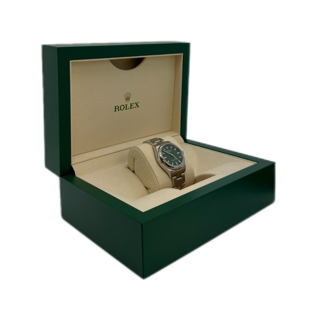 Rolex 277200 Oyster Perpetual 31 with Oystersteel, Green dial, Oyster Bracelet