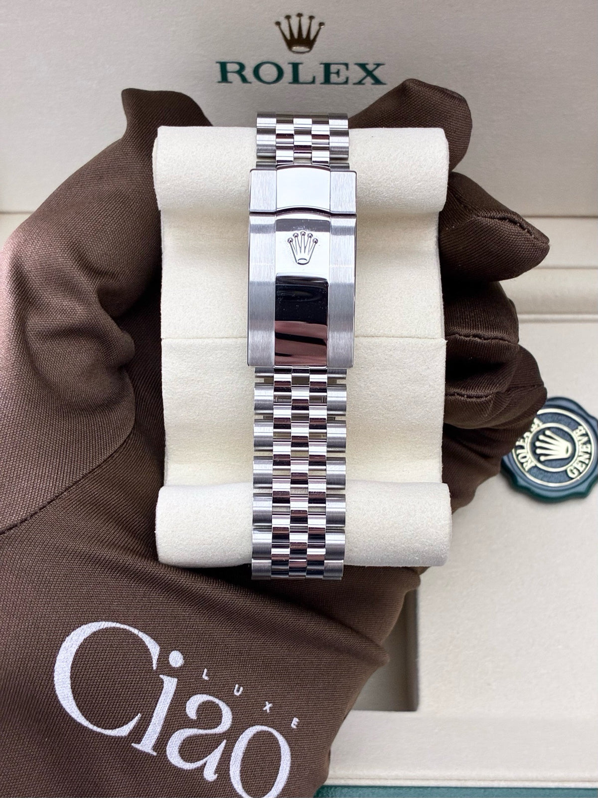 ROLEX Datejust 41 – Reference 126334-0014, Slate Grey Dial, Fluted White Gold Bezel, Jubilee Bracelet, 41 mm, Brand New