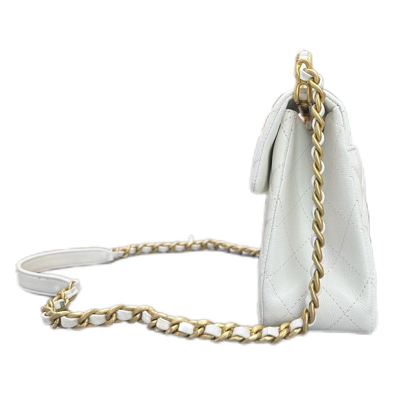 Chanel 24S 31 rue cambon handle bag calfskin (white)