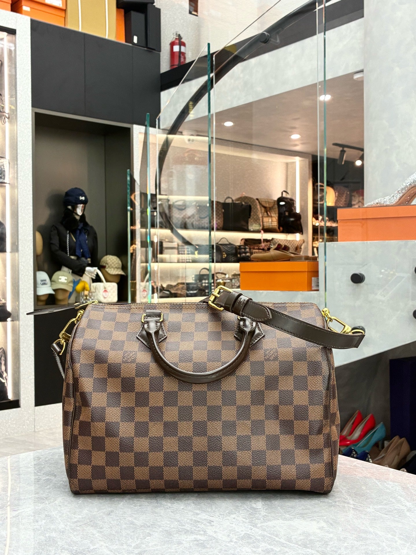Louis Vuitton Speedy 25 Damier Ebene handbag