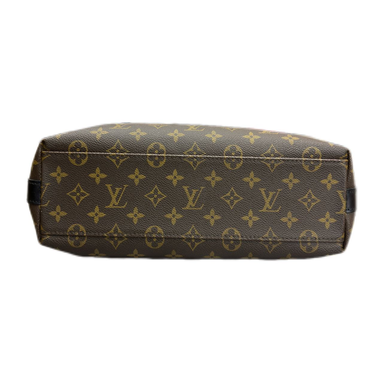 LOUIS VUITTON Monogram Macassar Davis Tote (Monogram and Black)